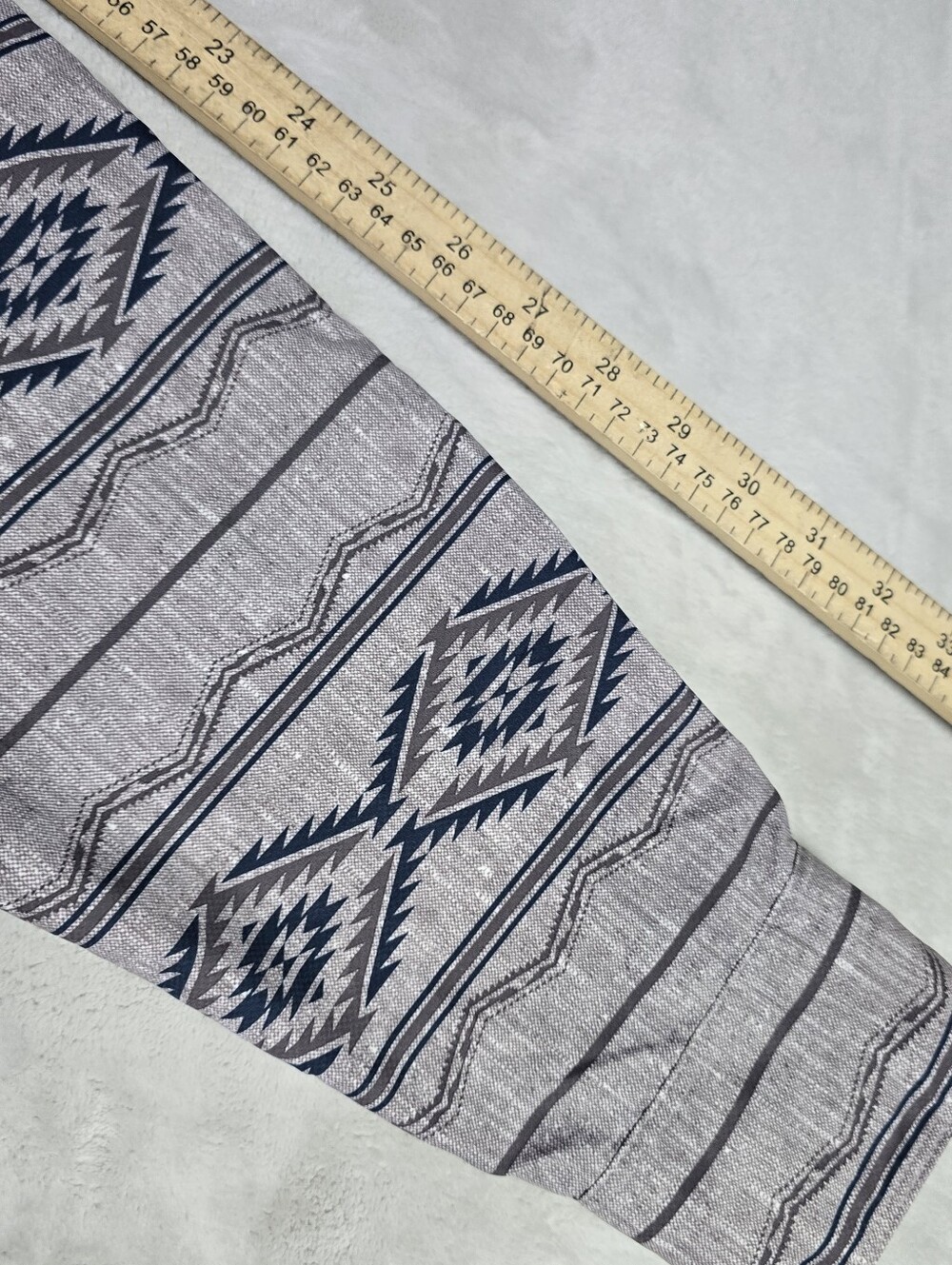 Ariat tek Mens Venttek Outbound Classic Fit Shirt Aztec Long Sleeve XLT Gray - Picture 8 of 9